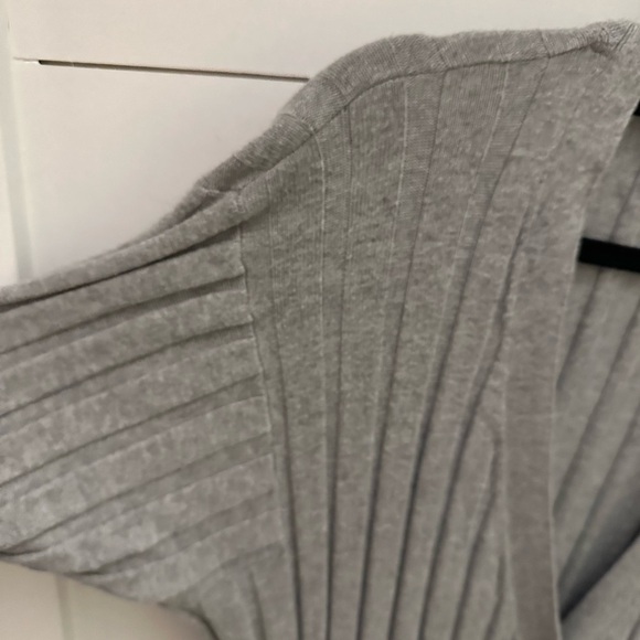 ATM ANTHONY THOMAS MELILLO L rib cashmere cotton midi minimalist luxury cardigan - Picture 5 of 13